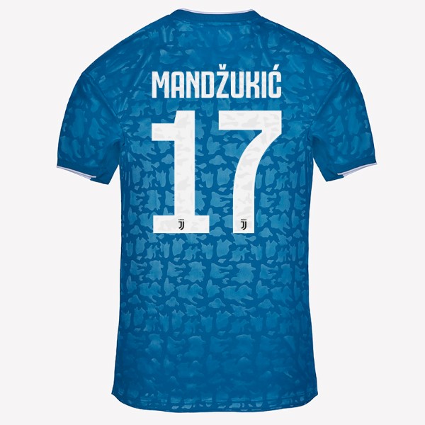 Maillot Football Juventus NO.17 Mandzukic Third 2019-20 Bleu